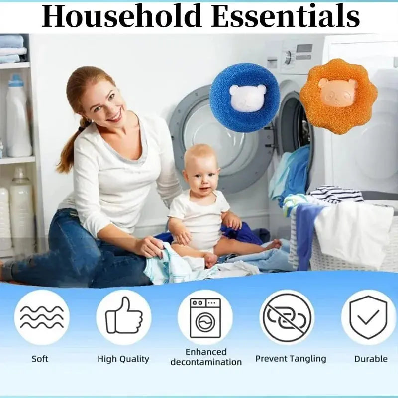 Pet Hair Catcher Laundry Balls