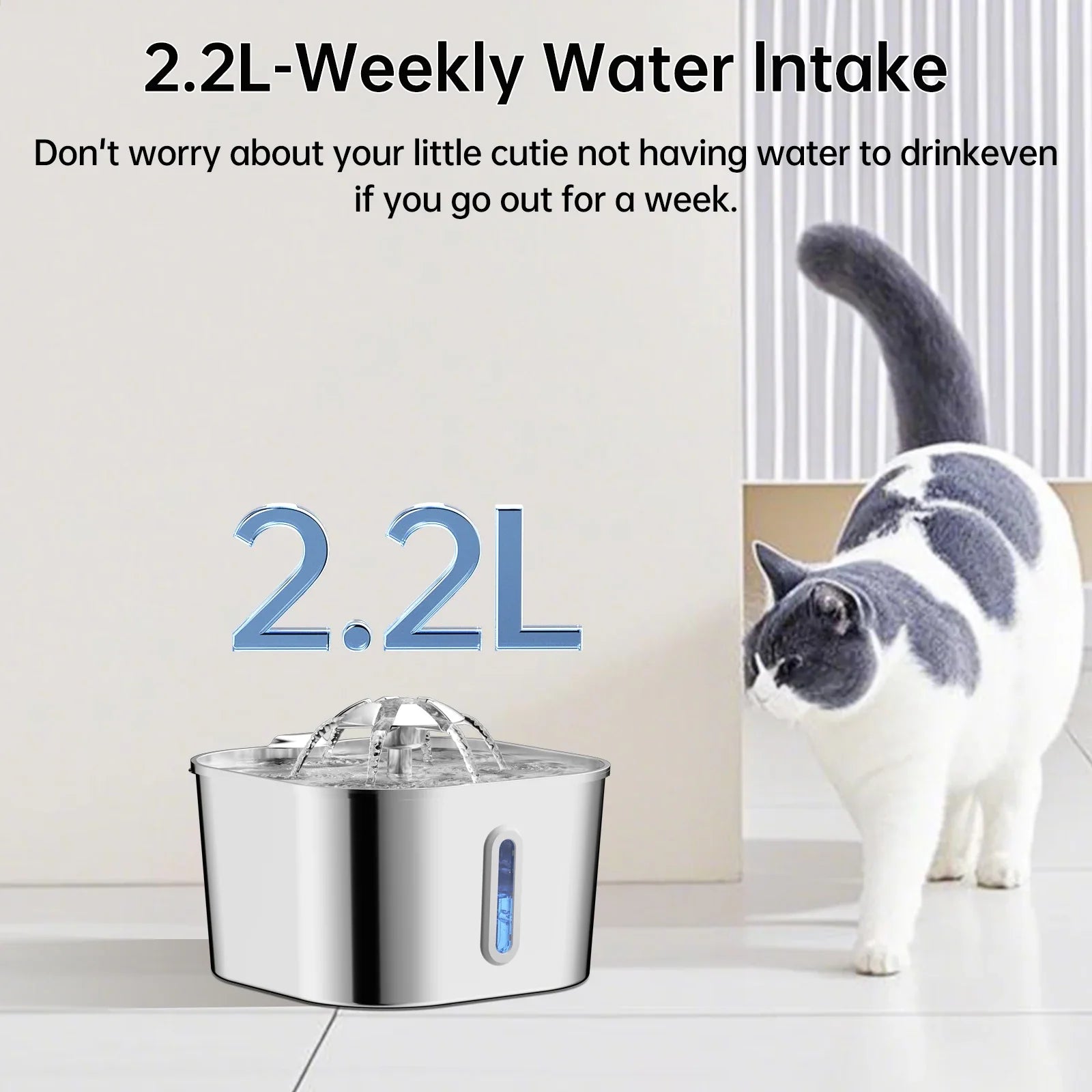 Whisper Flow Cat Water Fountain
