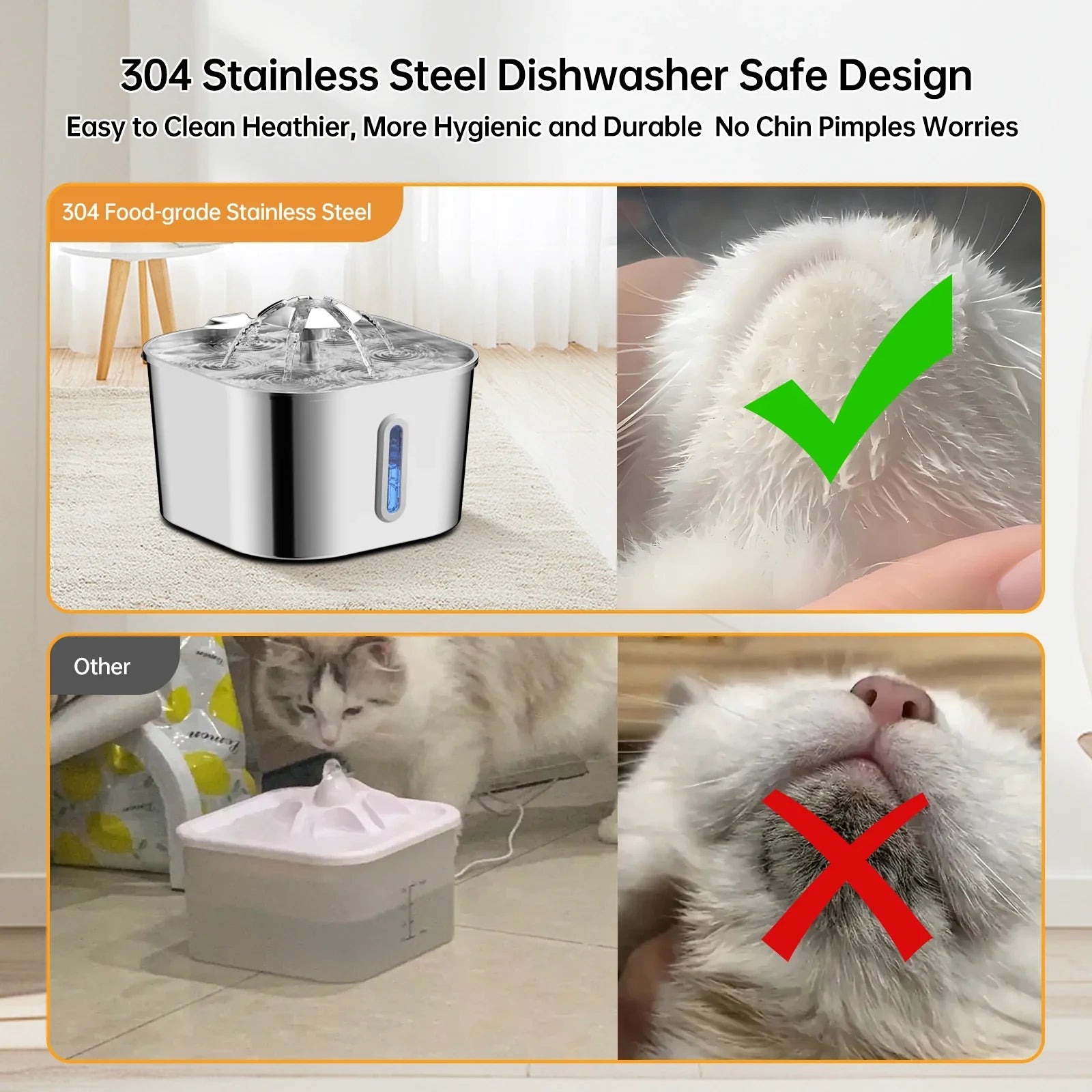 Whisper Flow Cat Water Fountain