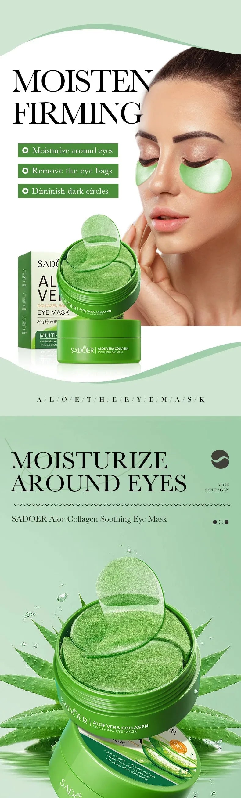 Aloe Vera Eye Revive Patches