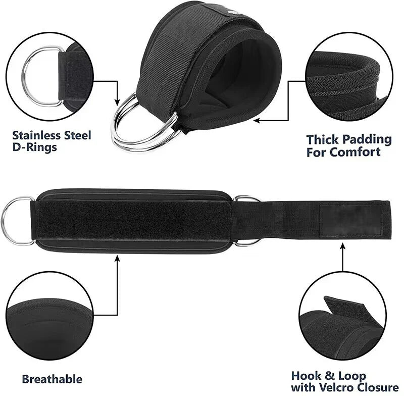 Versatile Ankle Straps for Fitness