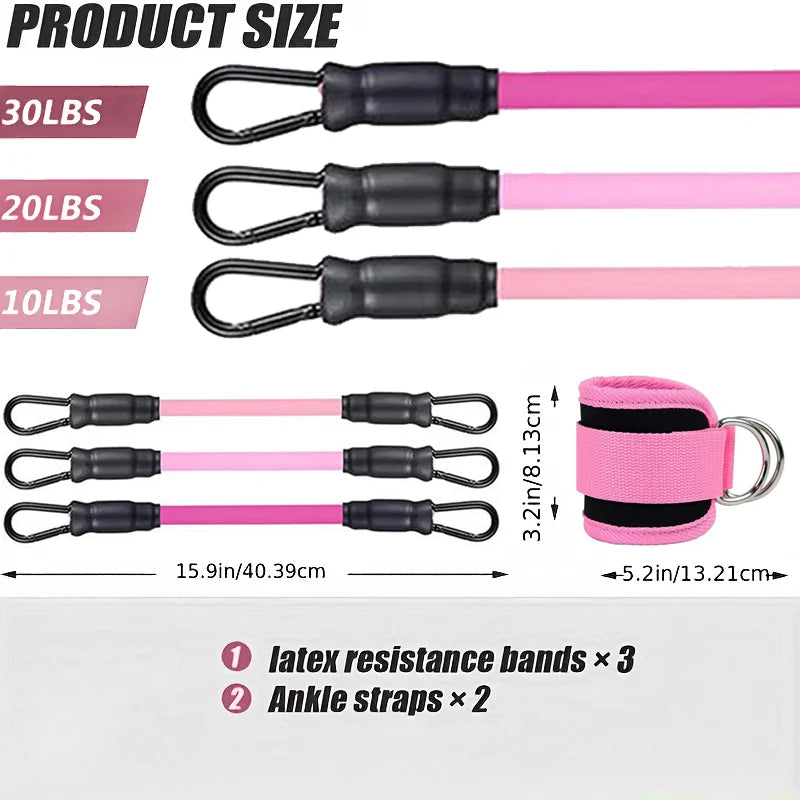 Versatile Ankle Straps for Fitness