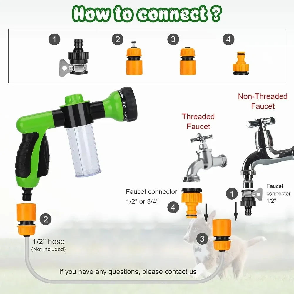 Pet Shower Sprayer & Cleaner