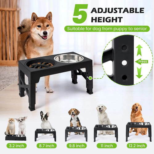Adjustable Dog Feeder Stand