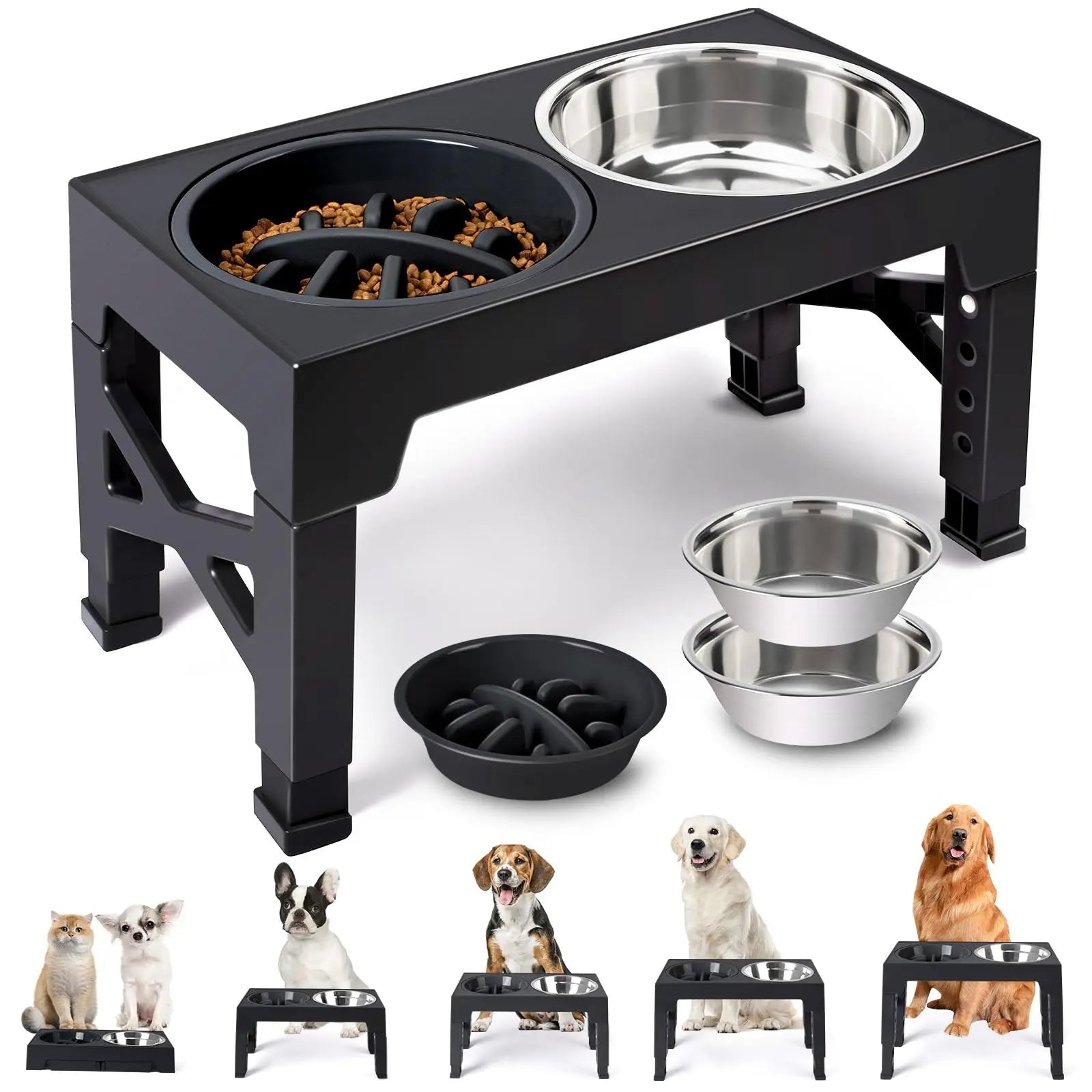 Adjustable Dog Feeder Stand