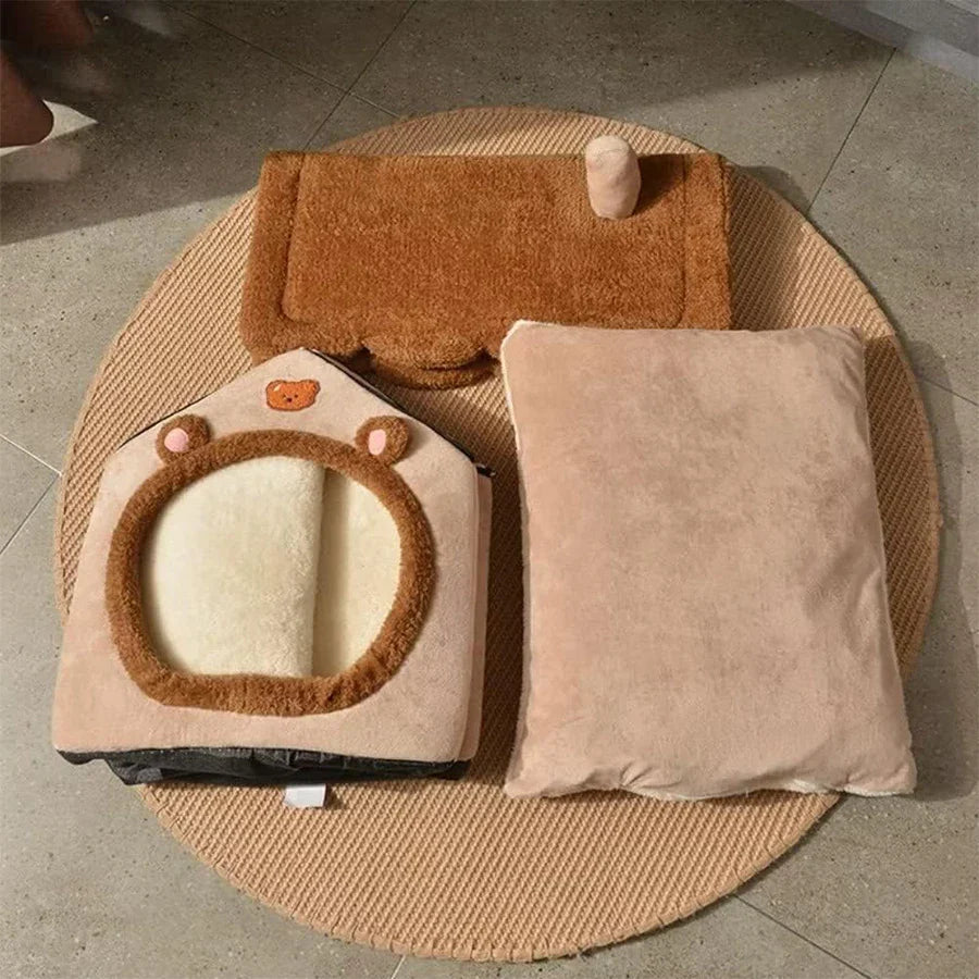 Cozy Foldable Pet Retreat