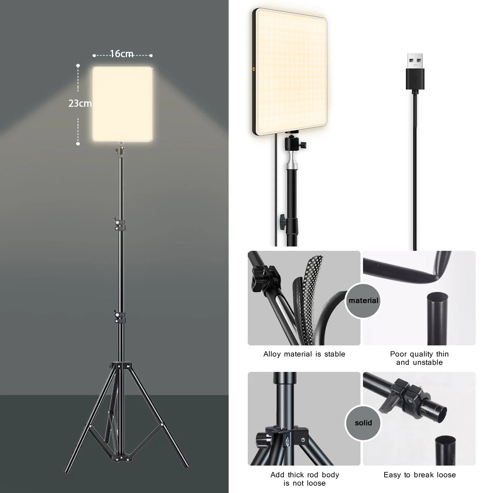 GlowPro Selfie Studio Light