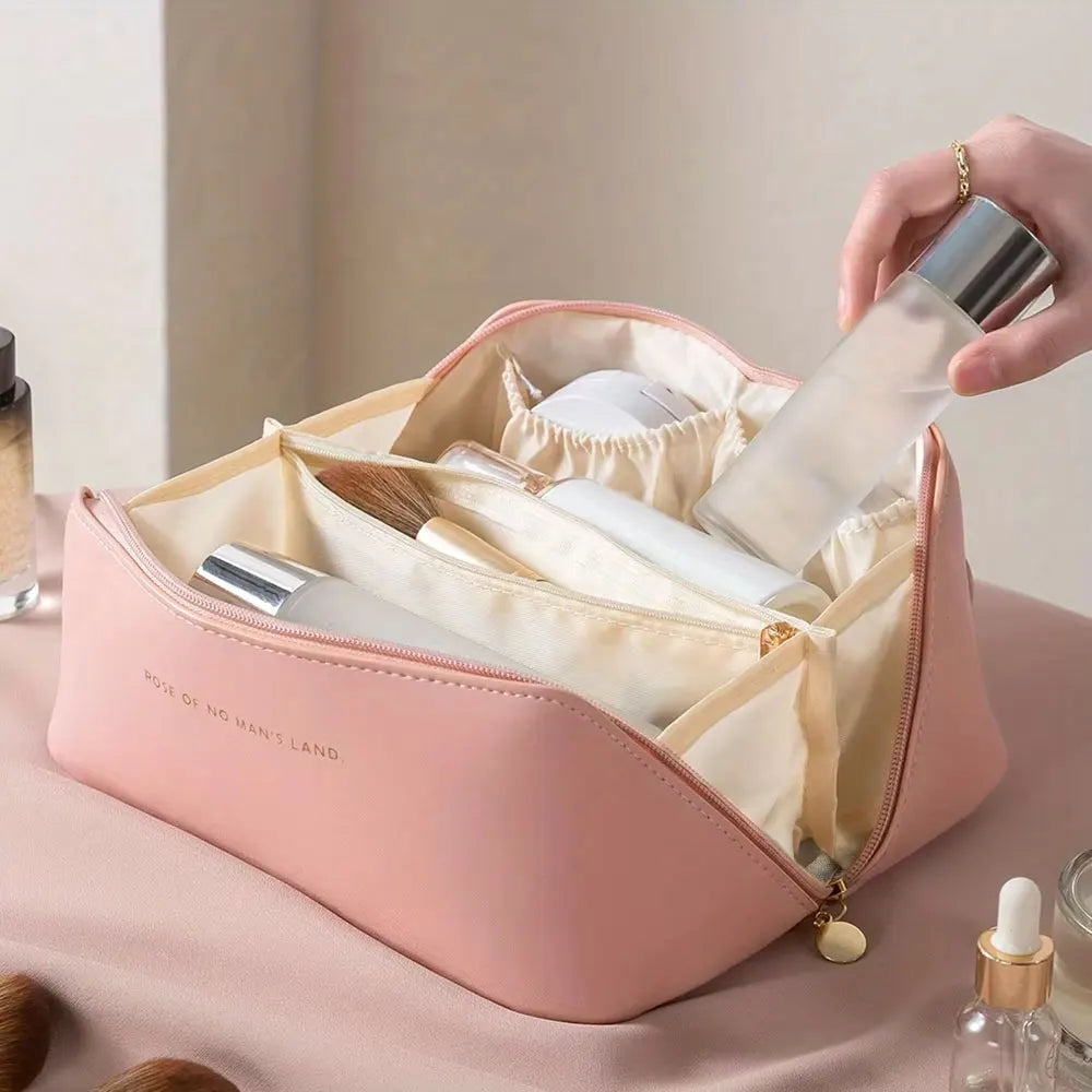 Chic Travel Makeup Organizer