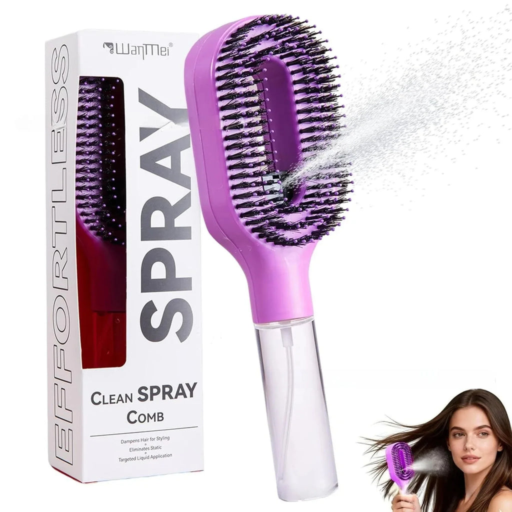 Dual-Action Comfort Hair Brush